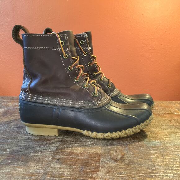 LL Bean 1912 8" Bean Boots Mens 6 Womens 8 Brown Outdoor Campcore Gorpcore - Picture 3 of 11